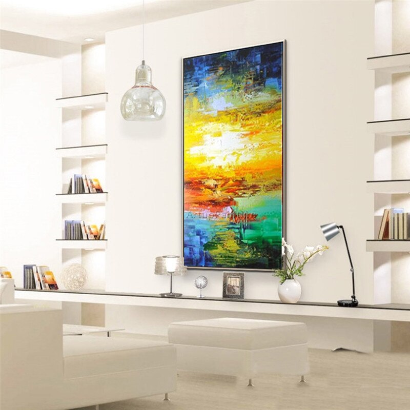 Cuadros de pintura en lienzo, decoraci&oacute;n n&oacute;rdico abstracto, pintura acr&iacute;lica, cuadros art&iacute;sticos de pared para sala de estar, decoraci&oacute;n del hogar, cuartos 92