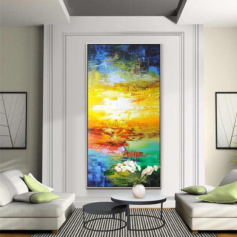 Cuadros de pintura en lienzo, decoraci&oacute;n n&oacute;rdico abstracto, pintura acr&iacute;lica, cuadros art&iacute;sticos de pared para sala de estar, decoraci&oacute;n del hogar, cuartos 92