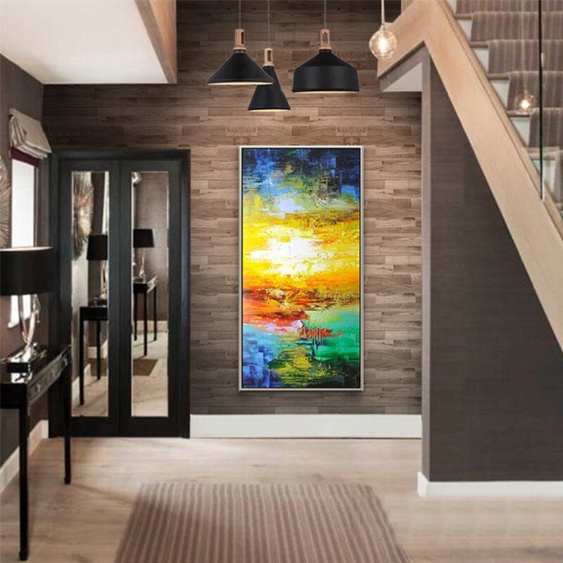Cuadros de pintura en lienzo, decoraci&oacute;n n&oacute;rdico abstracto, pintura acr&iacute;lica, cuadros art&iacute;sticos de pared para sala de estar, decoraci&oacute;n del hogar, cuartos 92