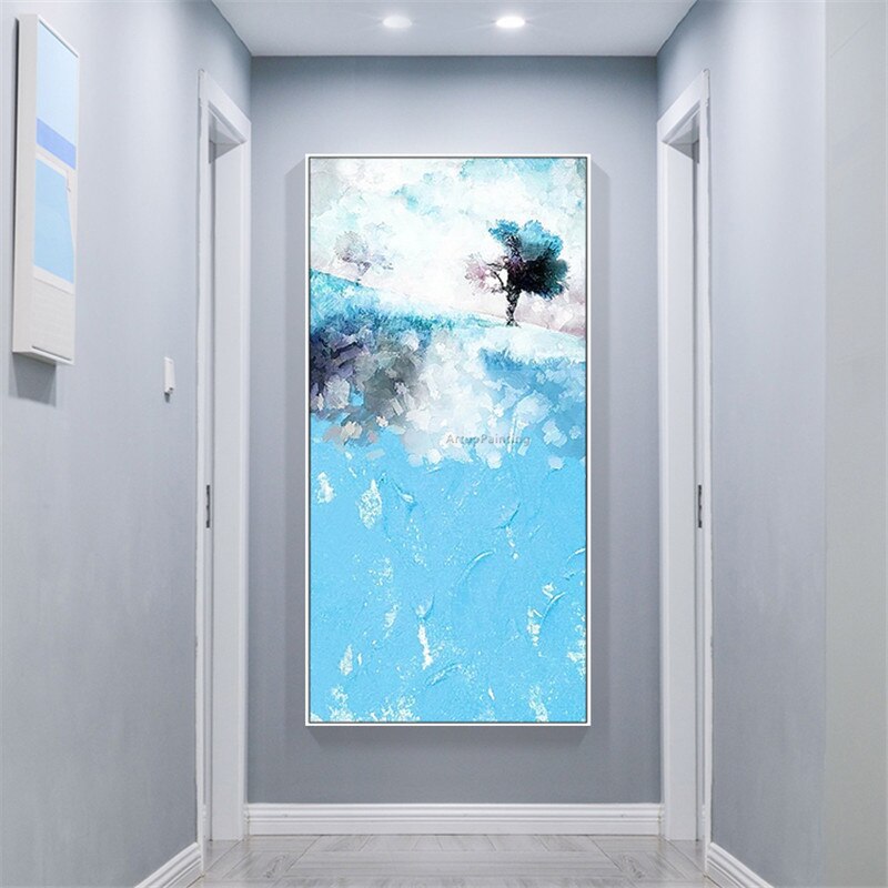 Cuadros de pintura de lienzo decoraci&oacute;n n&oacute;rdica pintura acr&iacute;lica abstracta en lienzo cuadros de pared para sala de estar decoraci&oacute;n del hogar quareos