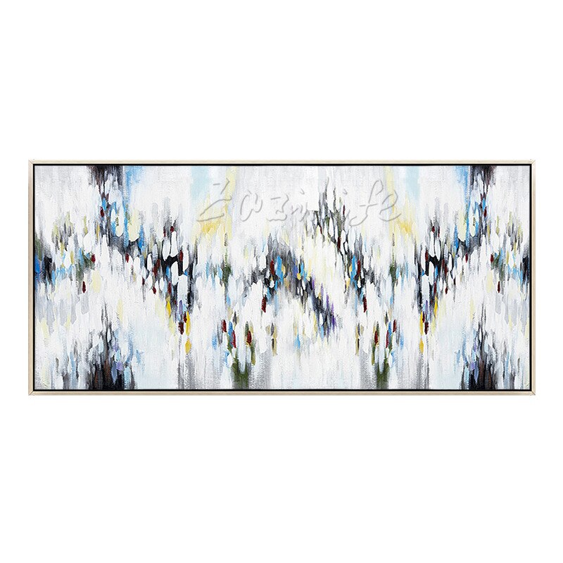Pintura en lienzo para decoraci&oacute;n del hogar, pintura acr&iacute;lica abstracta n&oacute;rdica, arte de pared, cuadros para sala de estar, quareos 06