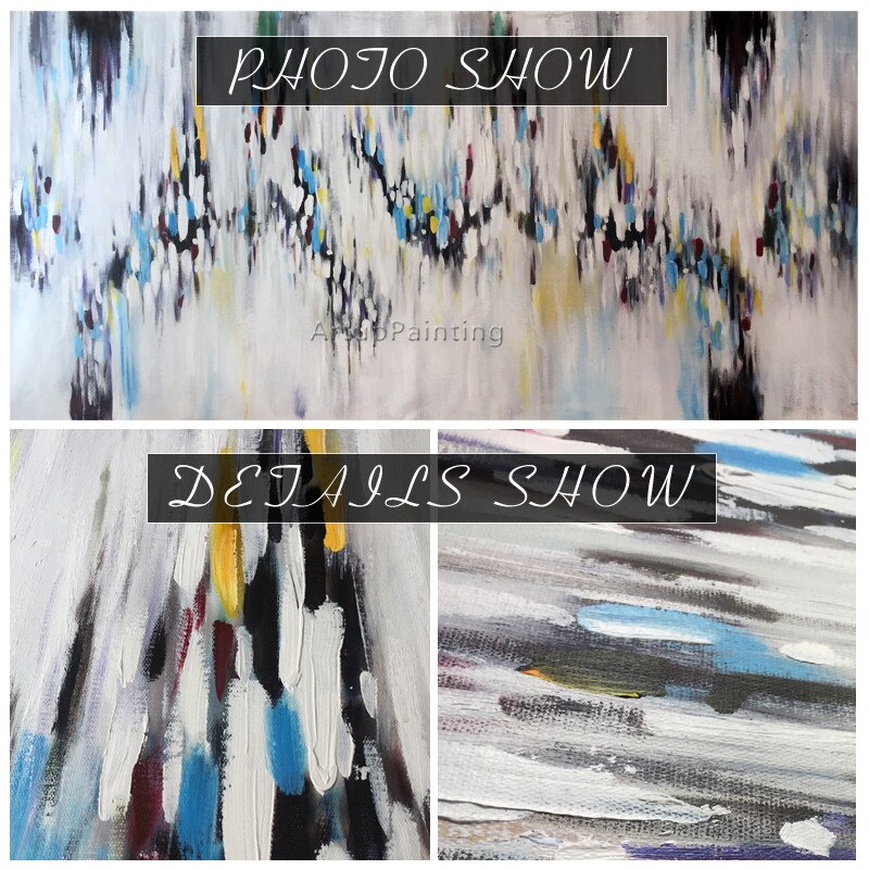 Pintura en lienzo para decoraci&oacute;n del hogar, pintura acr&iacute;lica abstracta n&oacute;rdica, arte de pared, cuadros para sala de estar, quareos 06