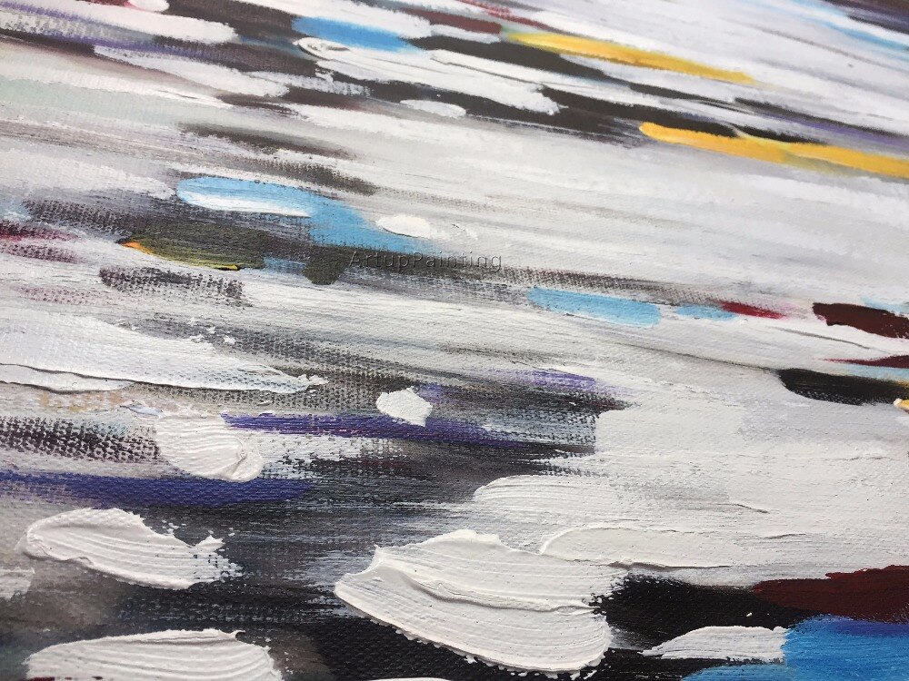 Pintura en lienzo para decoraci&oacute;n del hogar, pintura acr&iacute;lica abstracta n&oacute;rdica, arte de pared, cuadros para sala de estar, quareos 06