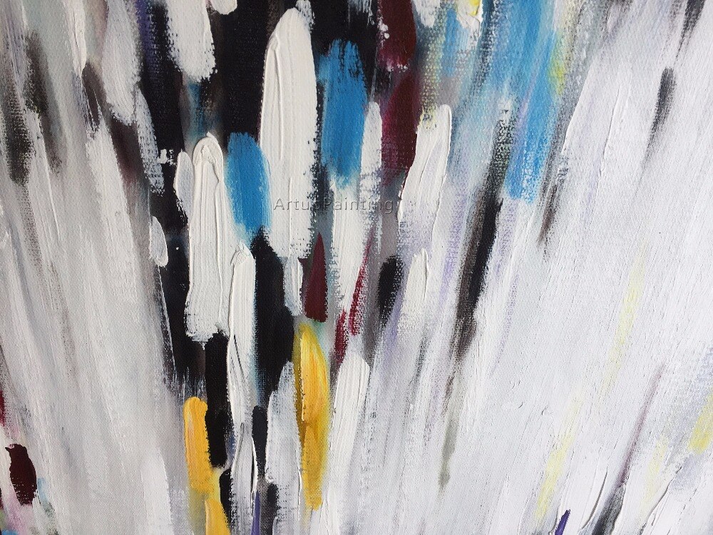 Pintura en lienzo para decoraci&oacute;n del hogar, pintura acr&iacute;lica abstracta n&oacute;rdica, arte de pared, cuadros para sala de estar, quareos 06