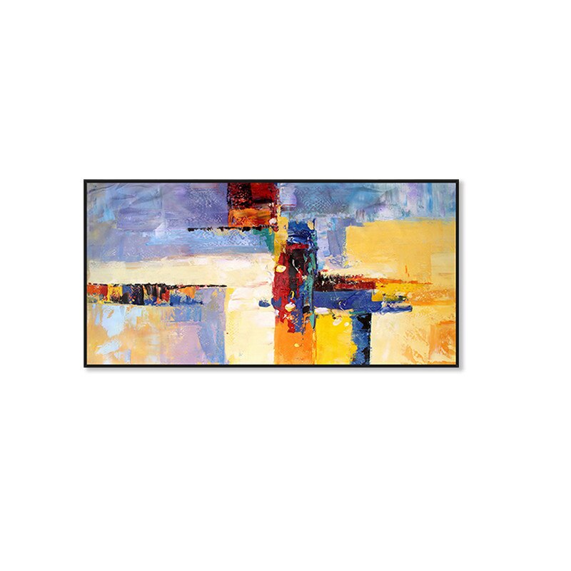 Pintura al &oacute;leo sobre lienzo, cuadros de decoraci&oacute;n, pintura acr&iacute;lica de color abstracto, im&aacute;genes art&iacute;sticas de pared para sala de estar, decoraci&oacute;n del hogar, quardo6