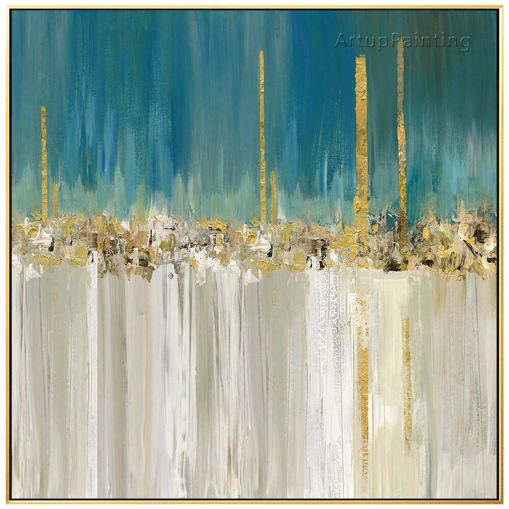 Lienzo abstracto moderno pintado a mano, pintura al &oacute;leo, sala de estar de pared para im&aacute;genes art&iacute;sticas, decoraci&oacute;n del hogar, Quadro