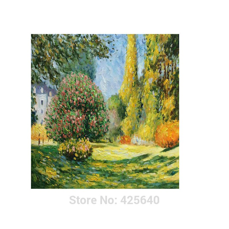 Pintura al &oacute;leo de Forest Claude Monet sobre lienzo, pintura pintada a mano de alta calidad
