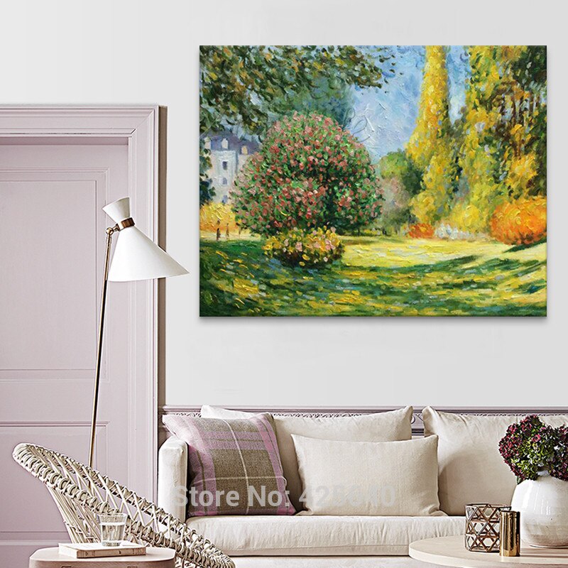 Pintura al &oacute;leo de Forest Claude Monet sobre lienzo, pintura pintada a mano de alta calidad