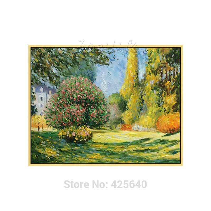 Pintura al &oacute;leo de Forest Claude Monet sobre lienzo, pintura pintada a mano de alta calidad
