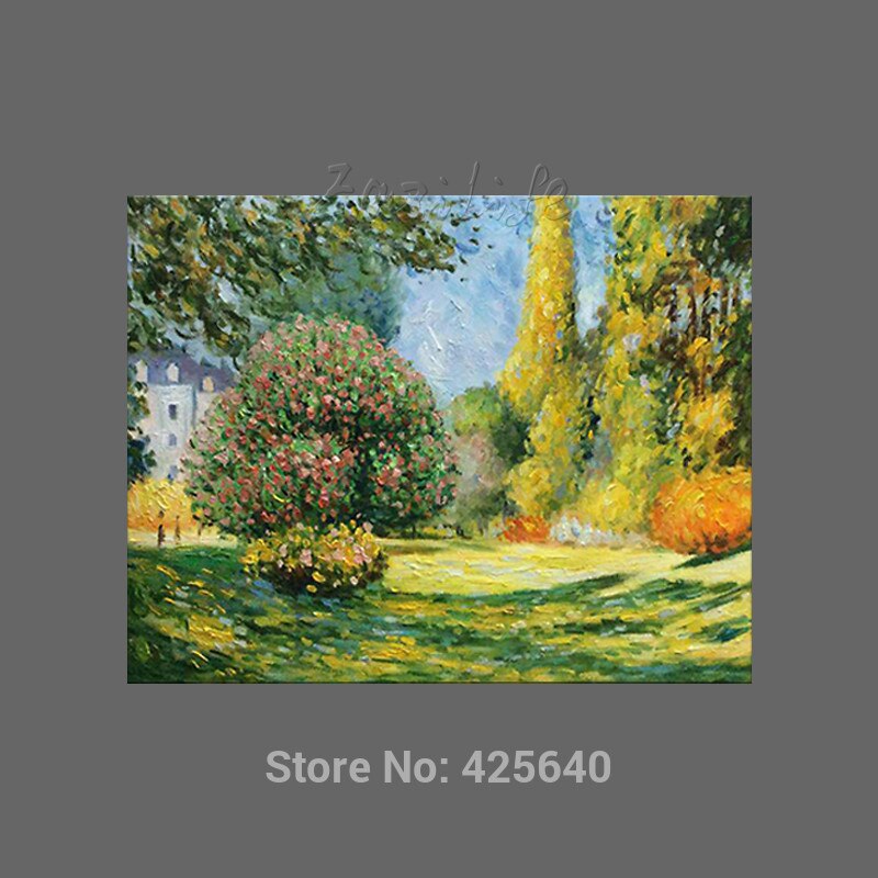 Pintura al &oacute;leo de Forest Claude Monet sobre lienzo, pintura pintada a mano de alta calidad