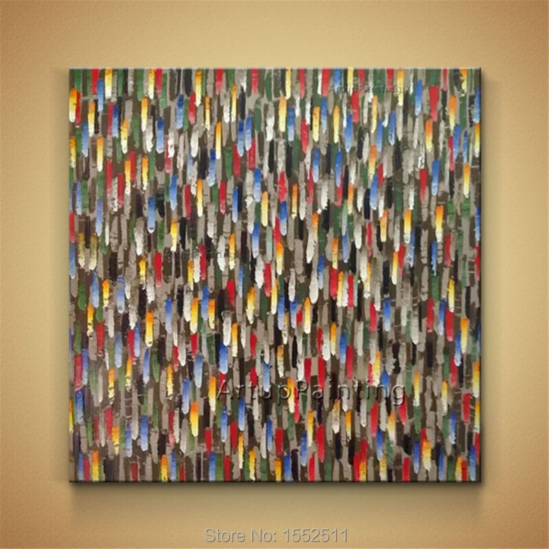 Arte de pared pintado a mano, decoraci&oacute;n abstracta moderna del hogar, pintura al &oacute;leo sobre lienzo, im&aacute;genes de pared para sala de estar, cuadros, quadros