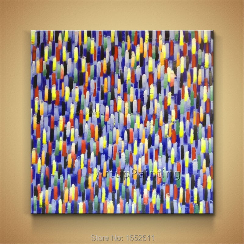 Arte de pared pintado a mano, decoraci&oacute;n abstracta moderna del hogar, pintura al &oacute;leo sobre lienzo, im&aacute;genes de pared para sala de estar, cuadros, quadros