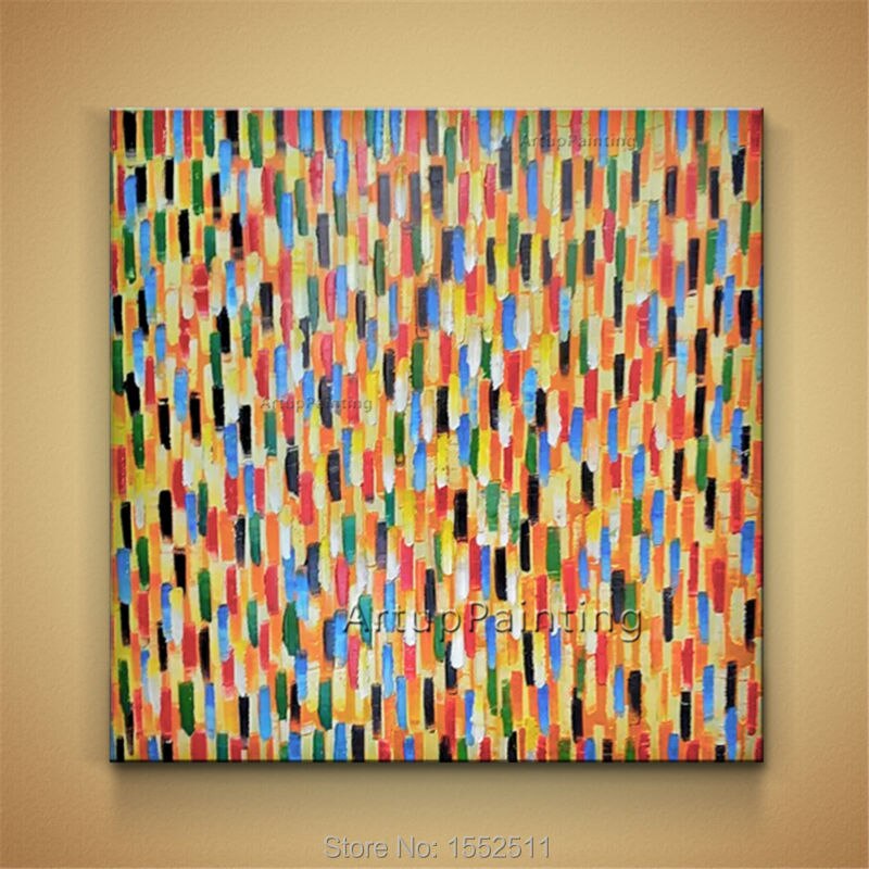 Arte de pared pintado a mano, decoraci&oacute;n abstracta moderna del hogar, pintura al &oacute;leo sobre lienzo, im&aacute;genes de pared para sala de estar, cuadros, quadros