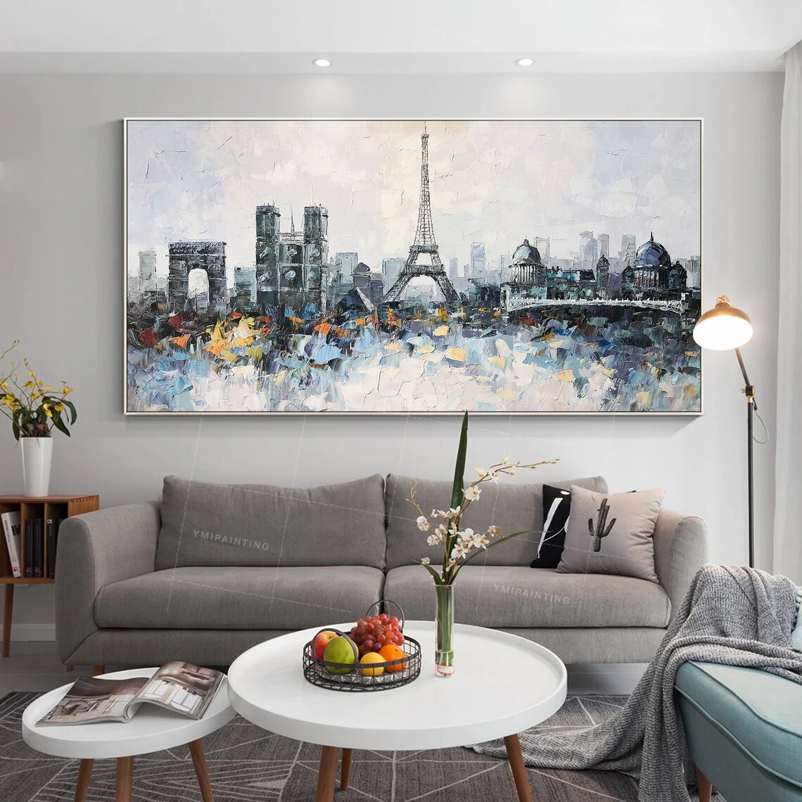 Arte de pared Eiffel Torre Eiffel paisaje urbano skyline ciudad abstracta arte pintura sobre lienzo arte original Arte de pared Eiffel Torre Eiffel paisaje urbano skyline ciudad abstracta arte pintura sobre lienzo arte original