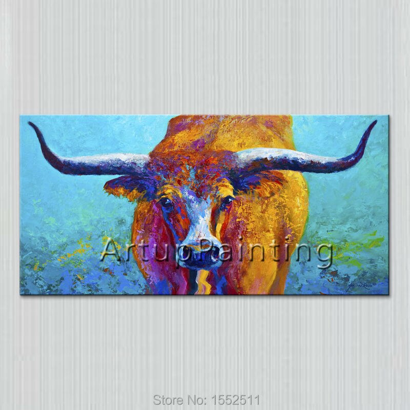 Pinturas al &oacute;leo de gazelle abstractas modernas sobre lienzo, im&aacute;genes de pared de Arte pop art de animales para sala de estar, decoraci&oacute;n del hogar 3