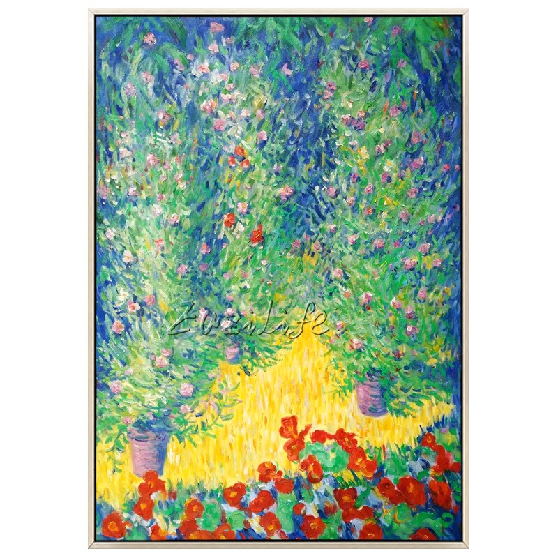 Pintura al &oacute;leo de Claude Monet sobre lienzo, pintura de paisaje, im&aacute;genes art&iacute;sticas de pared para sala de estar, decoraci&oacute;n del hogar, pintada a mano