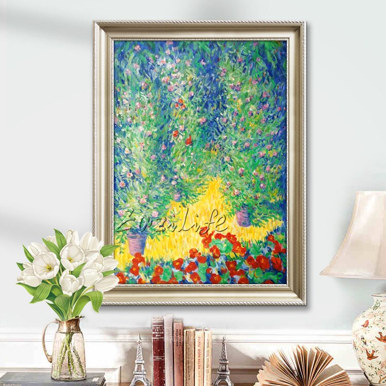 Pintura al &oacute;leo de Claude Monet sobre lienzo, pintura de paisaje, im&aacute;genes art&iacute;sticas de pared para sala de estar, decoraci&oacute;n del hogar, pintada a mano