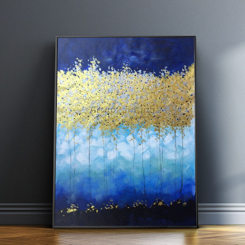 Pintura de lienzo n&oacute;rdico para decoraci&oacute;n de sala de estar, cuadro de flores abstractas pintadas a mano, cuadros art&iacute;sticos de pared