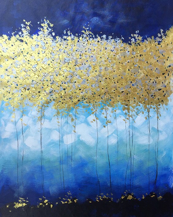 Pintura de lienzo n&oacute;rdico para decoraci&oacute;n de sala de estar, cuadro de flores abstractas pintadas a mano, cuadros art&iacute;sticos de pared