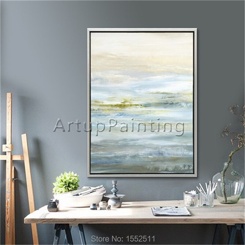 Pintura al &oacute;leo abstracta moderna y hermosa, lienzo pintado a mano, pintura decorativa para sala de estar, pintura al &oacute;leo 3