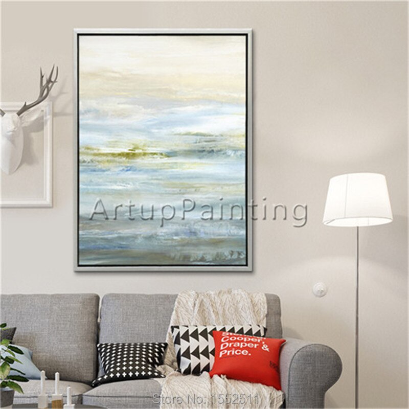 Pintura al &oacute;leo abstracta moderna y hermosa, lienzo pintado a mano, pintura decorativa para sala de estar, pintura al &oacute;leo 3
