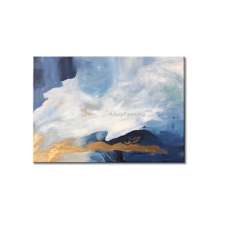 Pintura acr&iacute;lica en lienzo para decoraci&oacute;n del hogar, arte de pared para sala de estar, cuadros abstractos modernos, decoraci&oacute;n 85