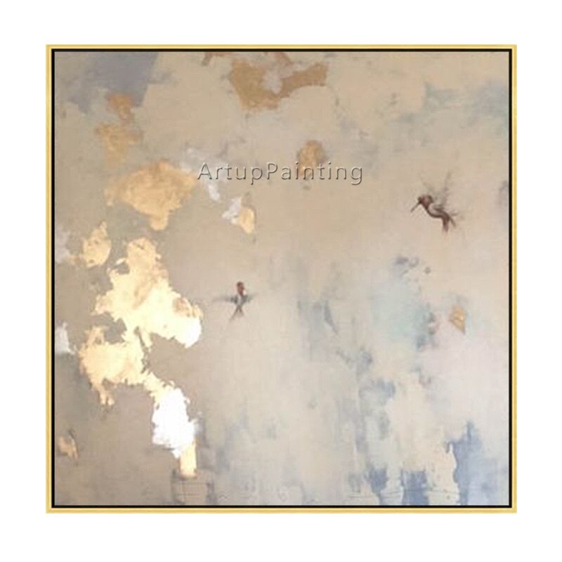Pintura en lienzo de estilo n&oacute;rdico para decoraci&oacute;n de sala de estar, pintura acr&iacute;lica dorada, arte abstracto moderno para pared, caudros, 94