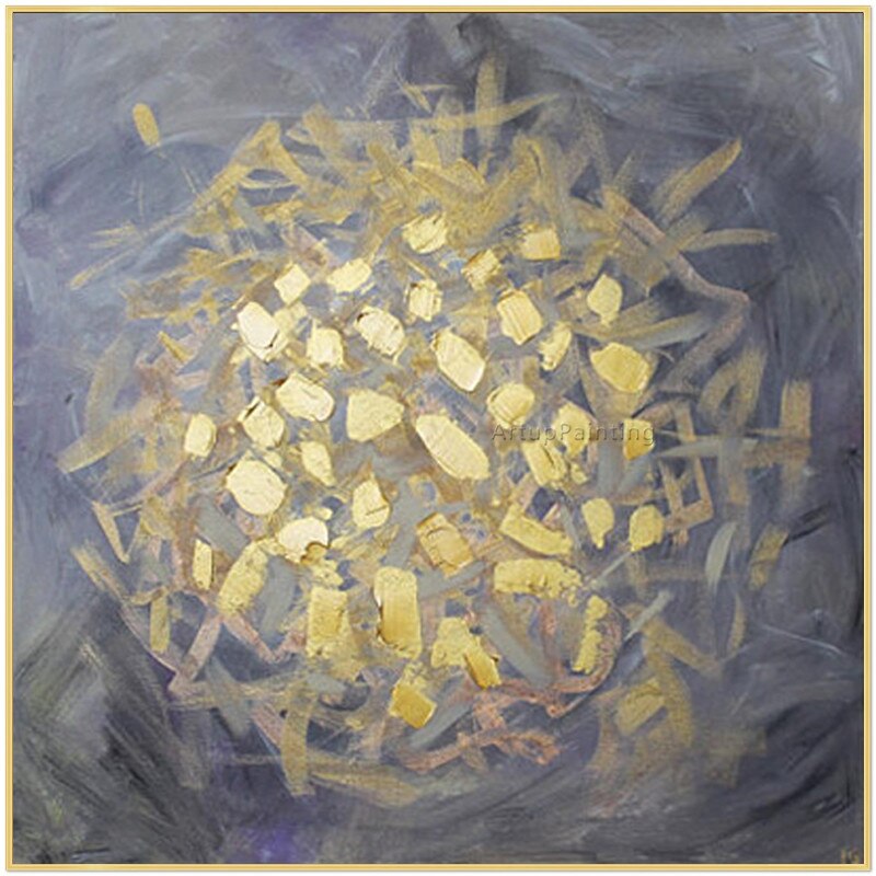 Lienzo de arte de pared pintado a mano, pintura al &oacute;leo, cuadros decorativos para sala de estar, decoraci&oacute;n