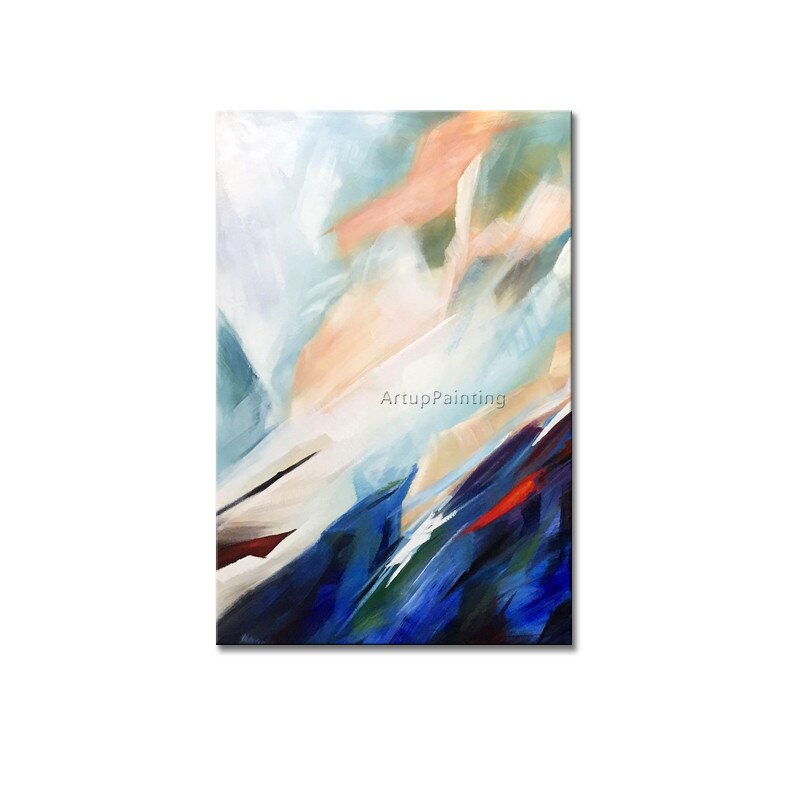 Pintura de la lona pintura de acr&iacute;lico, arte de pared para sala de decoraci&oacute;n para el hogar moderno abstracto quadro cuadros decoracion85