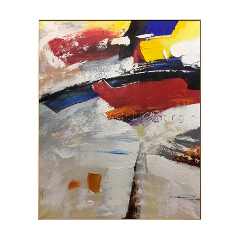 Pintura en lienzo para sala de estar, cuadros acr&iacute;licos de Arte de pared, decoraci&oacute;n moderna del hogar, color abstracto, decoraci&oacute;n 03
