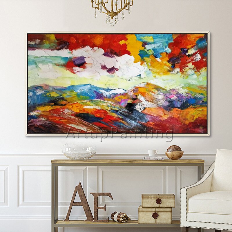 N&oacute;rdicos pinturas al &oacute;leo sobre lienzo arte de pared fotos para vivir casa habitaci&oacute;n decoraci&oacute;n hecha a mano abstracto moderno quadro cuadros decoracion56
