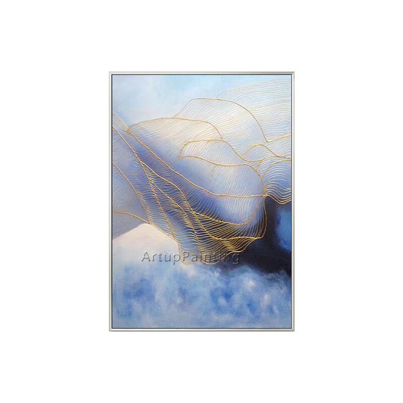 Pintura en lienzo de estilo n&oacute;rdico, pintura acr&iacute;lica, im&aacute;genes art&iacute;sticas de pared abstractas modernas para sala de estar, decoraci&oacute;n del hogar, caudros, decoraci&oacute;n 06