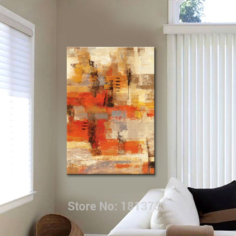 Pinturas al &oacute;leo sobre lienzo pintadas a mano, im&aacute;genes art&iacute;sticas de pared para sala de estar, cuadros abstractos modernos y grandes, decoraci&oacute;n del hogar