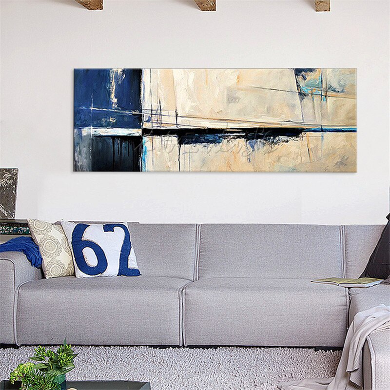 Pinturas al &oacute;leo en lienzo pintadas a mano, im&aacute;genes art&iacute;sticas de pared hechas a mano para sala de estar, cuadros abstractos modernos, decoraci&oacute;n del hogar
