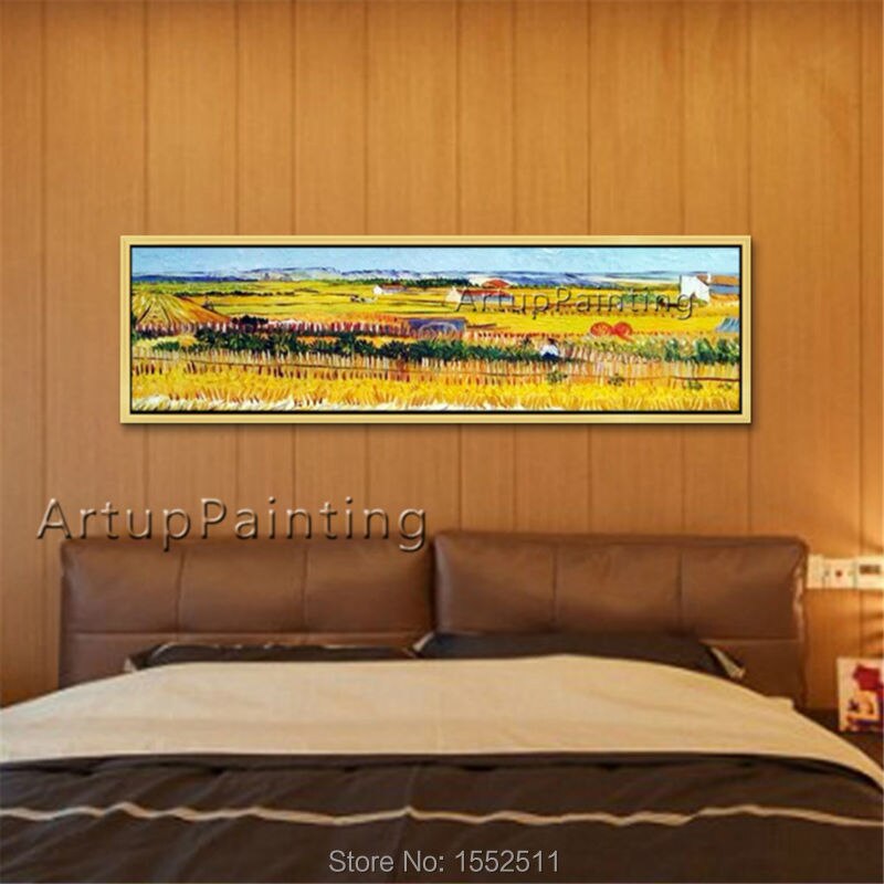 Pintura en lienzo pintada a mano de van Gogh, im&aacute;genes art&iacute;sticas de pared para sala de estar, cama, hogar, vintage, reproducci&oacute;n decorativa para el hogar 6