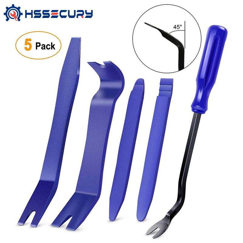 Kit de herramientas de desmontaje de reparaci&oacute;n de Audio de coche, Panel de Clip de puerta, deslizamiento y rayado, herramientas de desmontaje de Panel de instrumentos de Audio