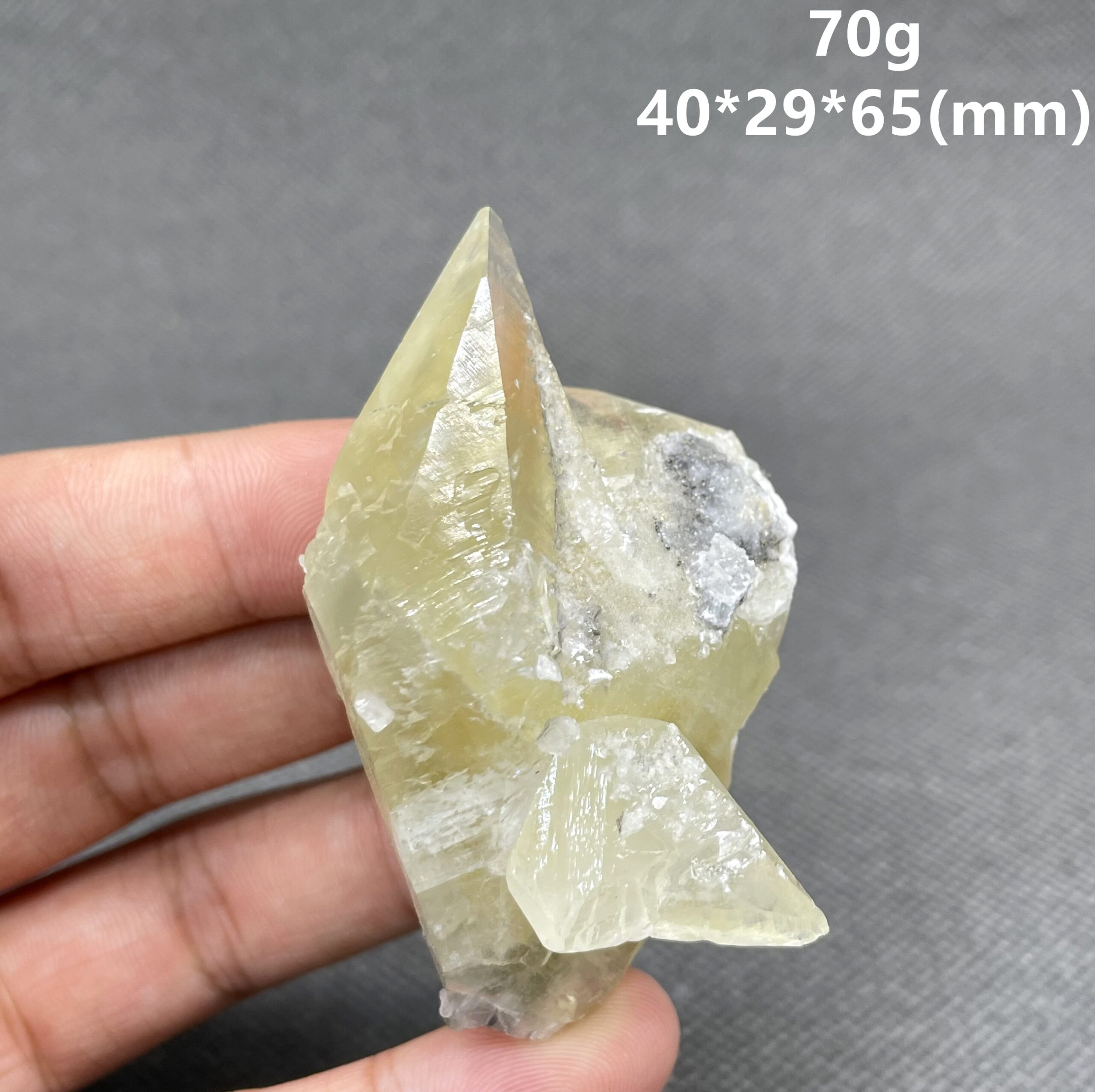 &iexcl;Nuevo! Monocristalino fluorescente 100% natural, esp&eacute;cimen mineral de calcita, piedras y cristales curativos de cuarzo