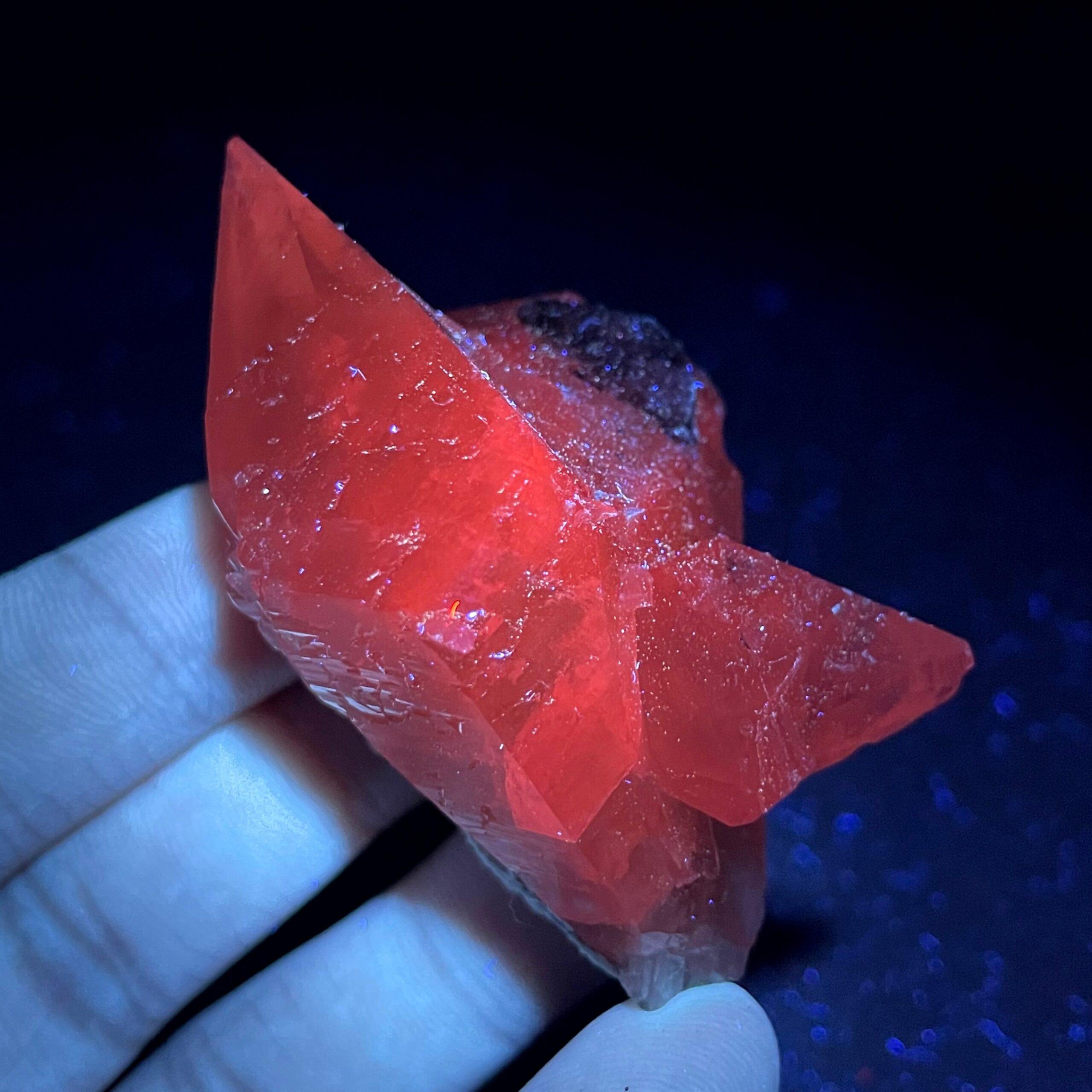 &iexcl;Nuevo! Monocristalino fluorescente 100% natural, esp&eacute;cimen mineral de calcita, piedras y cristales curativos de cuarzo