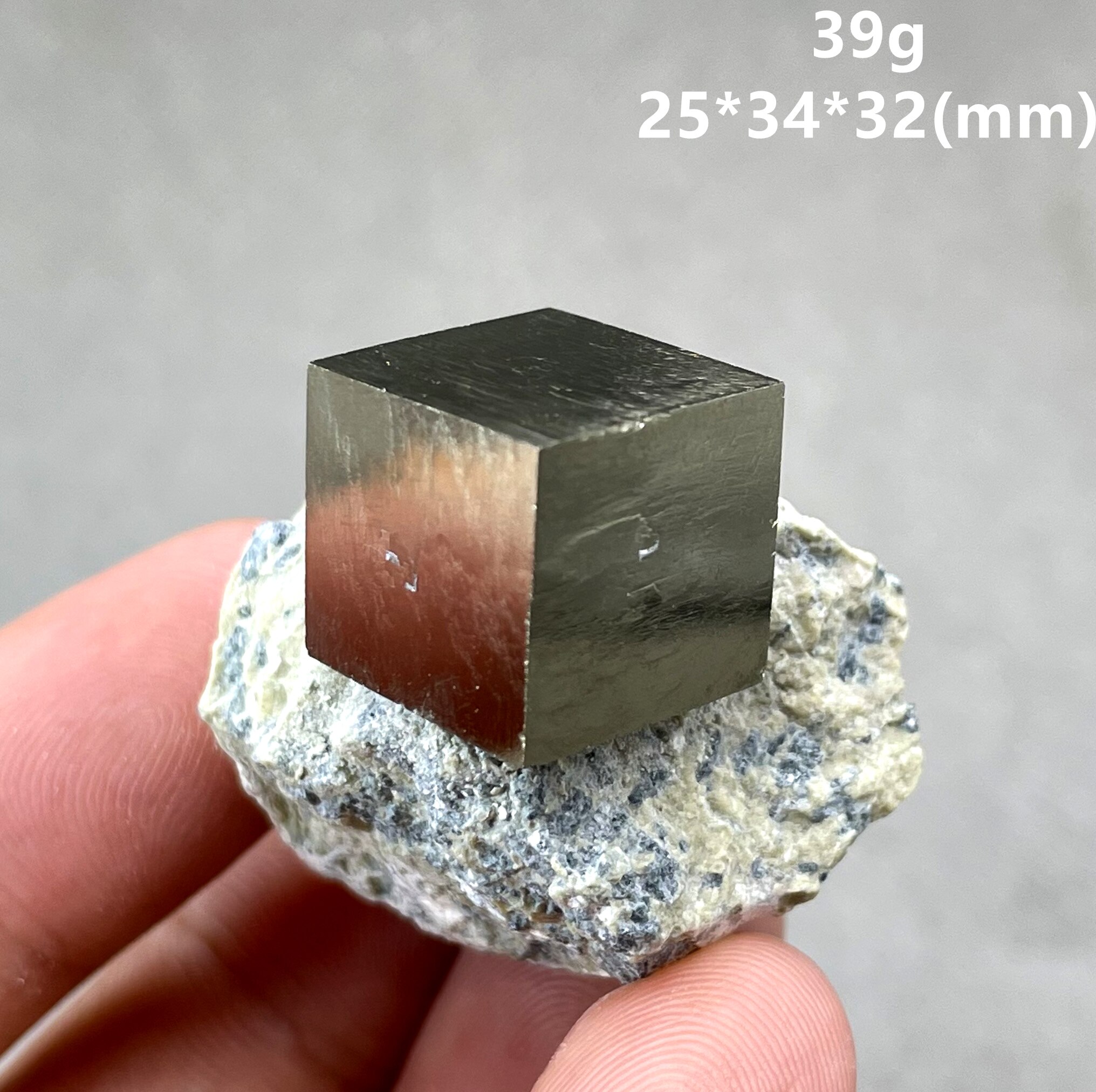 &iexcl;Nuevo! Cuboide espa&ntilde;ol 100% natural brillante, pirita, esp&eacute;cimen mineral, piedras y cristales curativos, cuarzo
