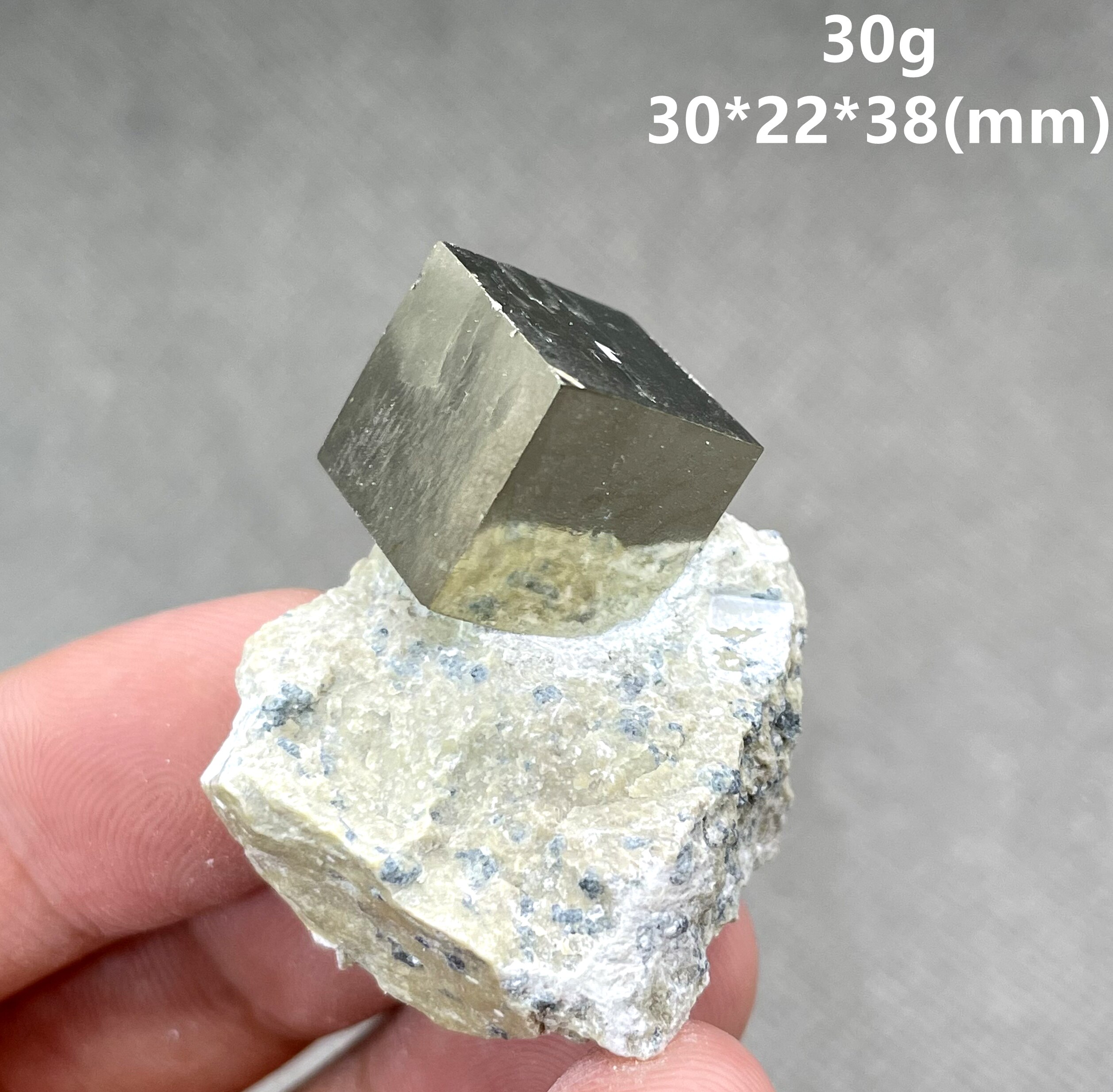 &iexcl;Nuevo! Cuboide espa&ntilde;ol 100% natural brillante, pirita, esp&eacute;cimen mineral, piedras y cristales curativos, cuarzo