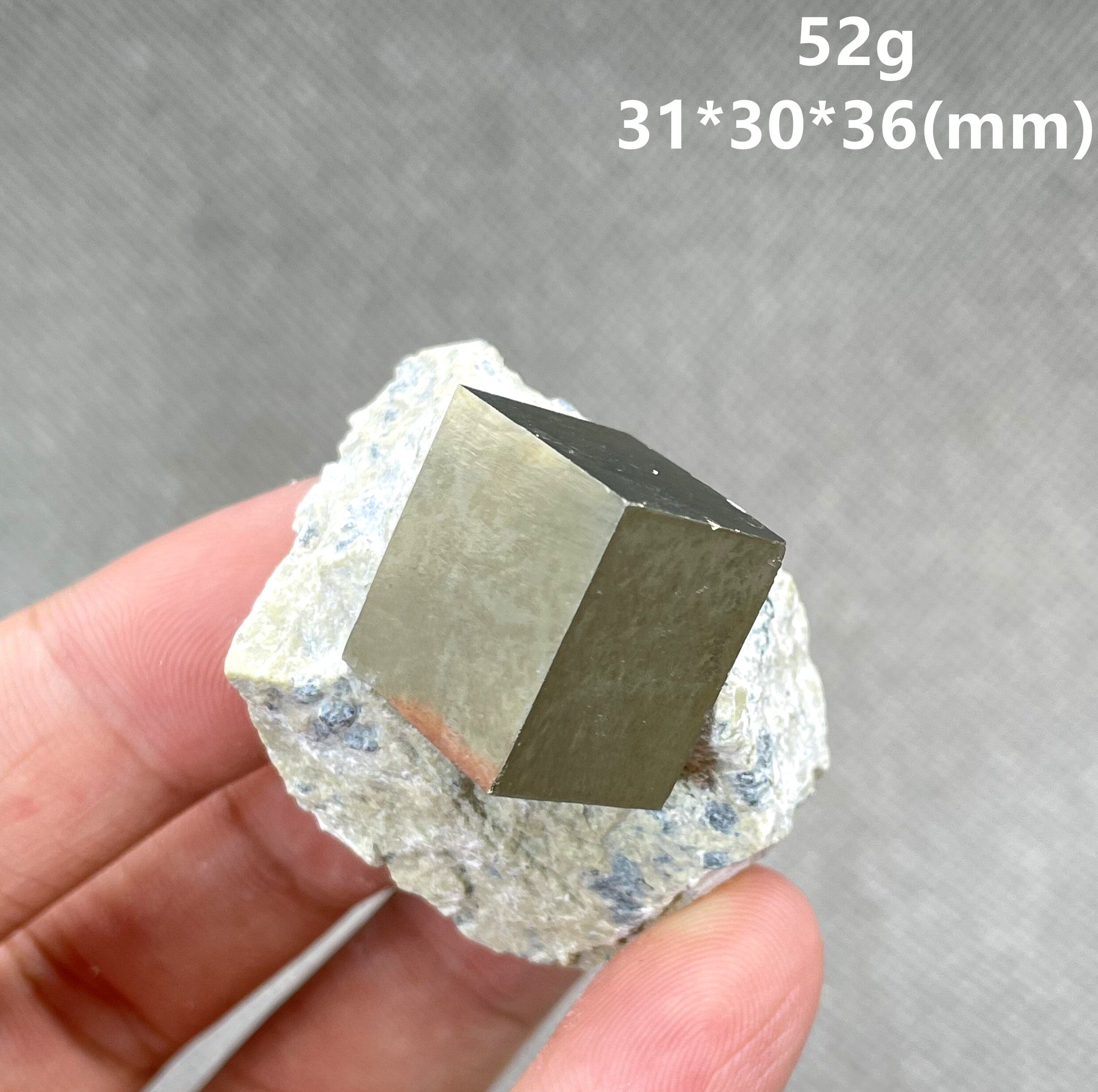 &iexcl;Nuevo! Cuboide espa&ntilde;ol 100% natural brillante, pirita, esp&eacute;cimen mineral, piedras y cristales curativos, cuarzo