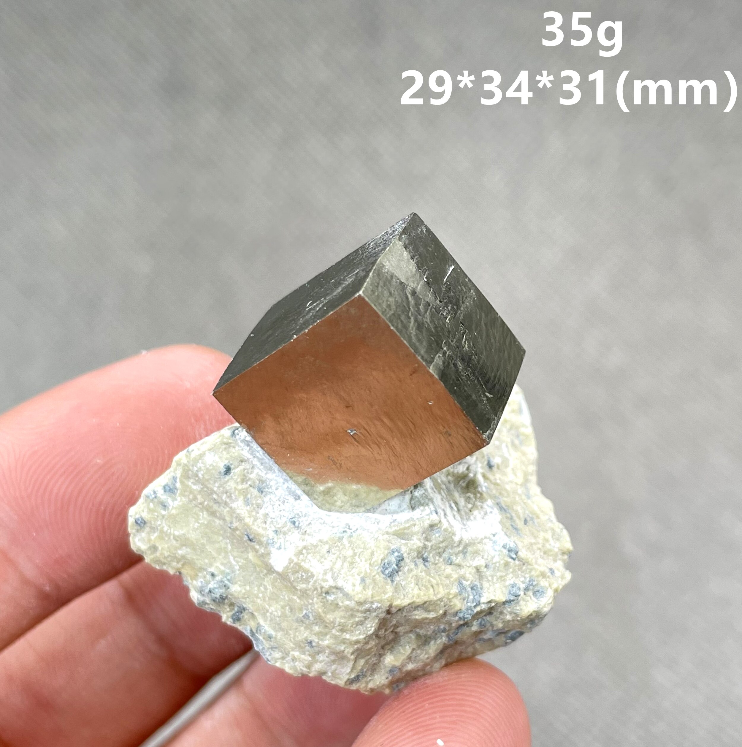 &iexcl;Nuevo! Cuboide espa&ntilde;ol 100% natural brillante, pirita, esp&eacute;cimen mineral, piedras y cristales curativos, cuarzo