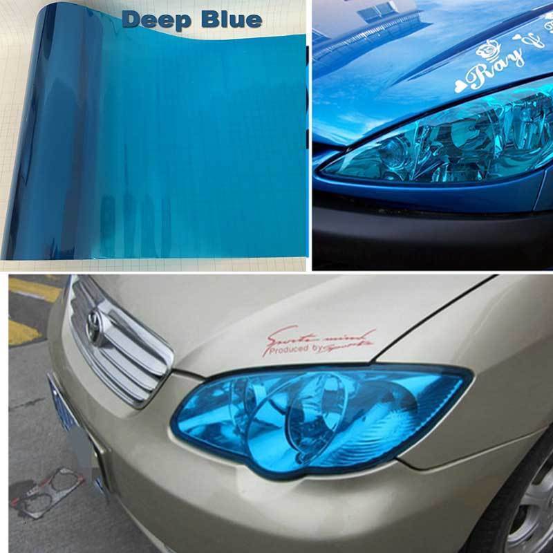 Pegatinas de pel&iacute;cula para luces de coche, 30/40x60cm, luz trasera te&ntilde;ida, l&aacute;mina adhesiva lateral, accesorios de pel&iacute;cula de luz de freno impermeables