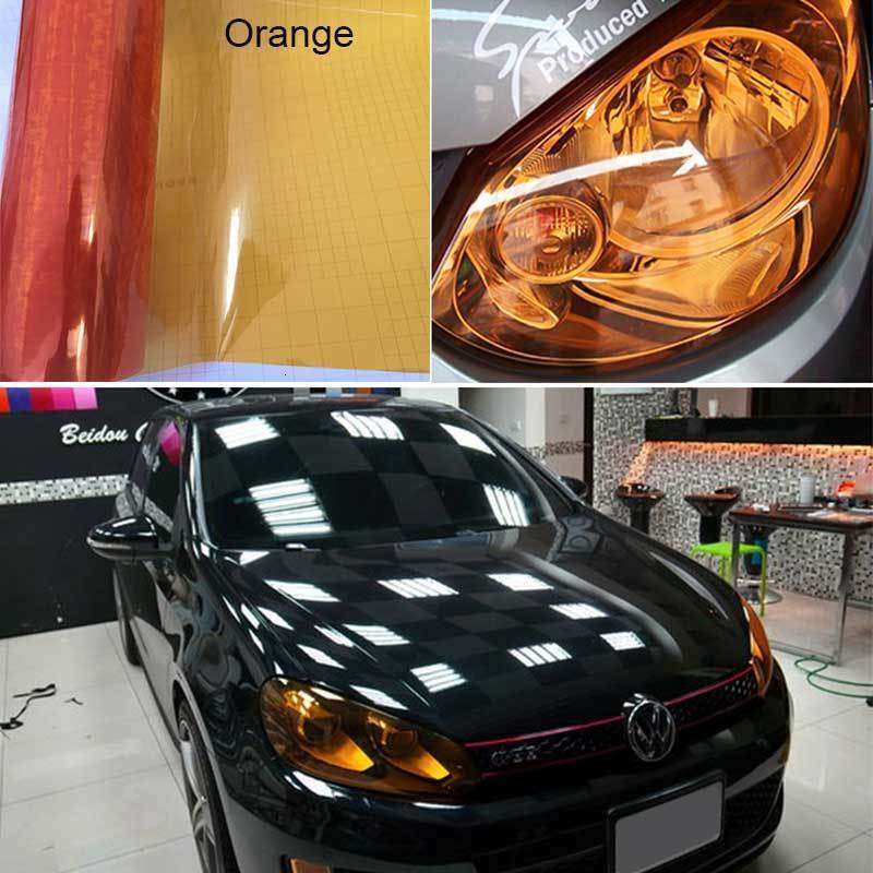 Pegatinas de pel&iacute;cula para luces de coche, 30/40x60cm, luz trasera te&ntilde;ida, l&aacute;mina adhesiva lateral, accesorios de pel&iacute;cula de luz de freno impermeables