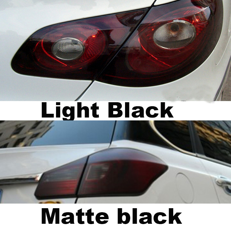Pegatinas de pel&iacute;cula para luces de coche, 30/40x60cm, luz trasera te&ntilde;ida, l&aacute;mina adhesiva lateral, accesorios de pel&iacute;cula de luz de freno impermeables