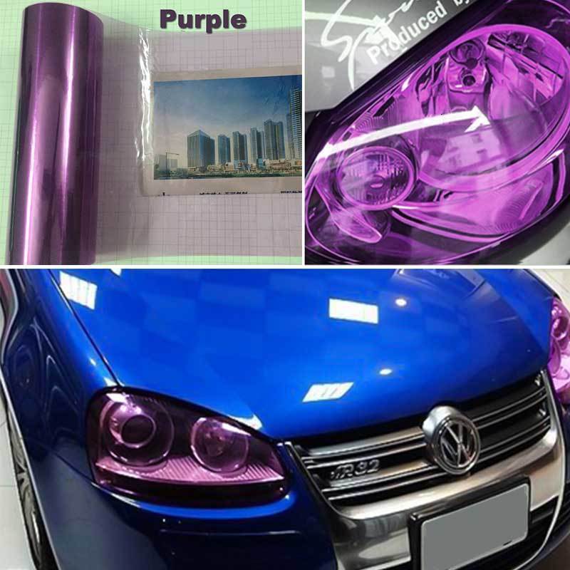 Pegatinas de pel&iacute;cula para luces de coche, 30/40x60cm, luz trasera te&ntilde;ida, l&aacute;mina adhesiva lateral, accesorios de pel&iacute;cula de luz de freno impermeables