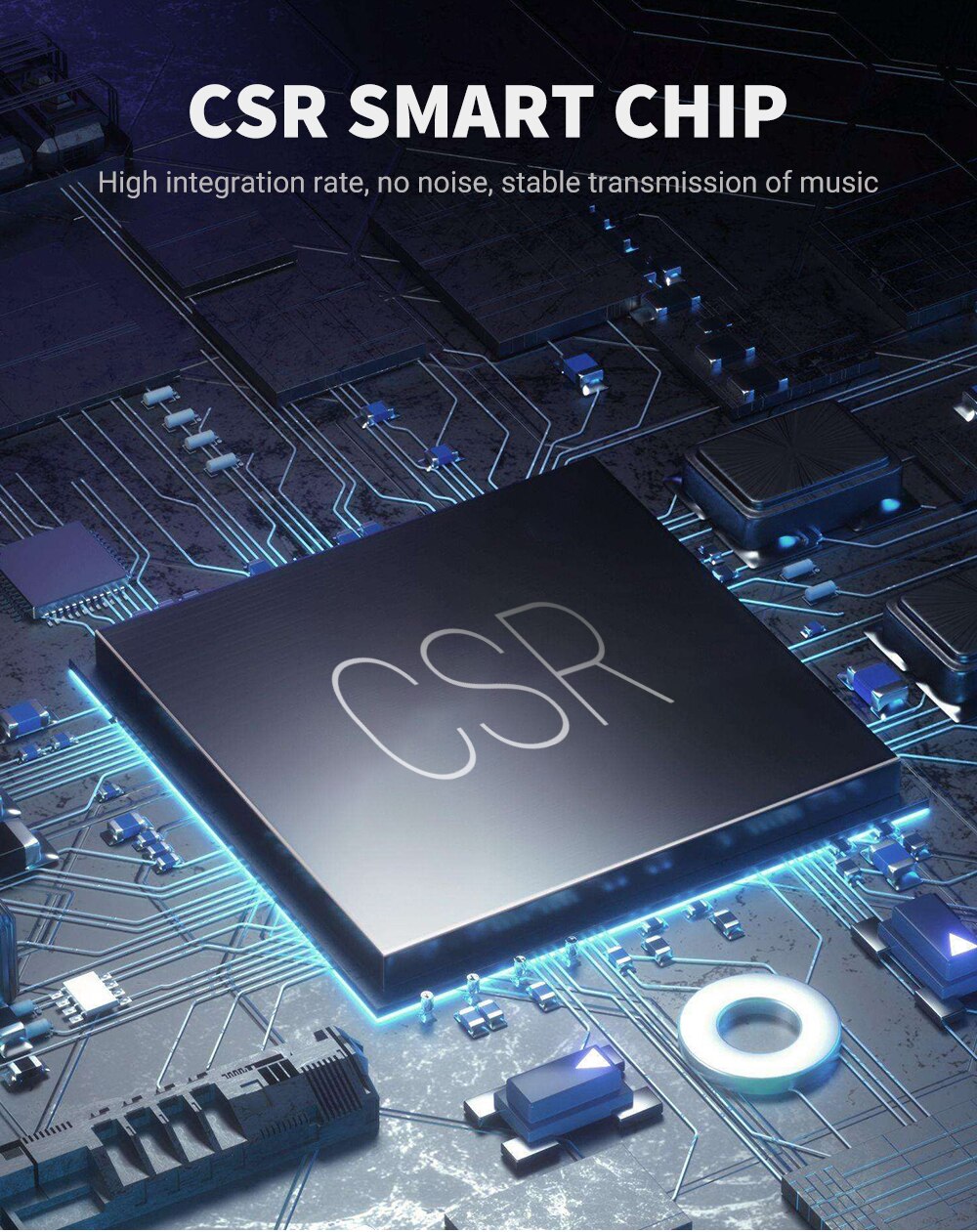 HEROBIKER-Intercomunicador Inal&aacute;mbrico para Casco de Motocicleta, Interfono con Altavoz, Impermeable, 1200M