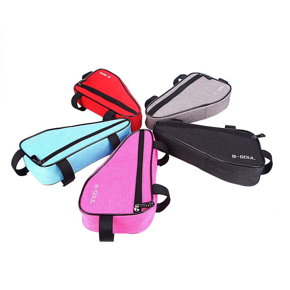 Bolsa triangular impermeable para bicicleta, bolsa para marco de tubo frontal, bolsa para bicicleta de monta&ntilde;a, bolsa para marco.