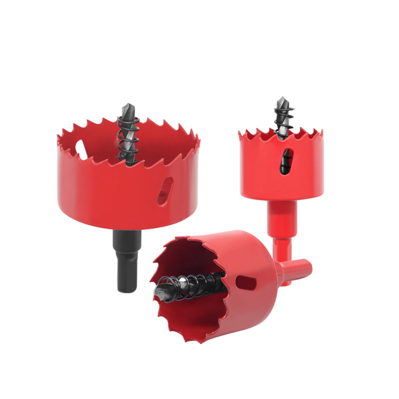 Sierras de copa para madera, brocas bimet&aacute;licas HCS M42 de 14-200mm, herramientas de carpinter&iacute;a, corte de madera, Metal, PVC, pl&aacute;stico, hierro, 1 unidad