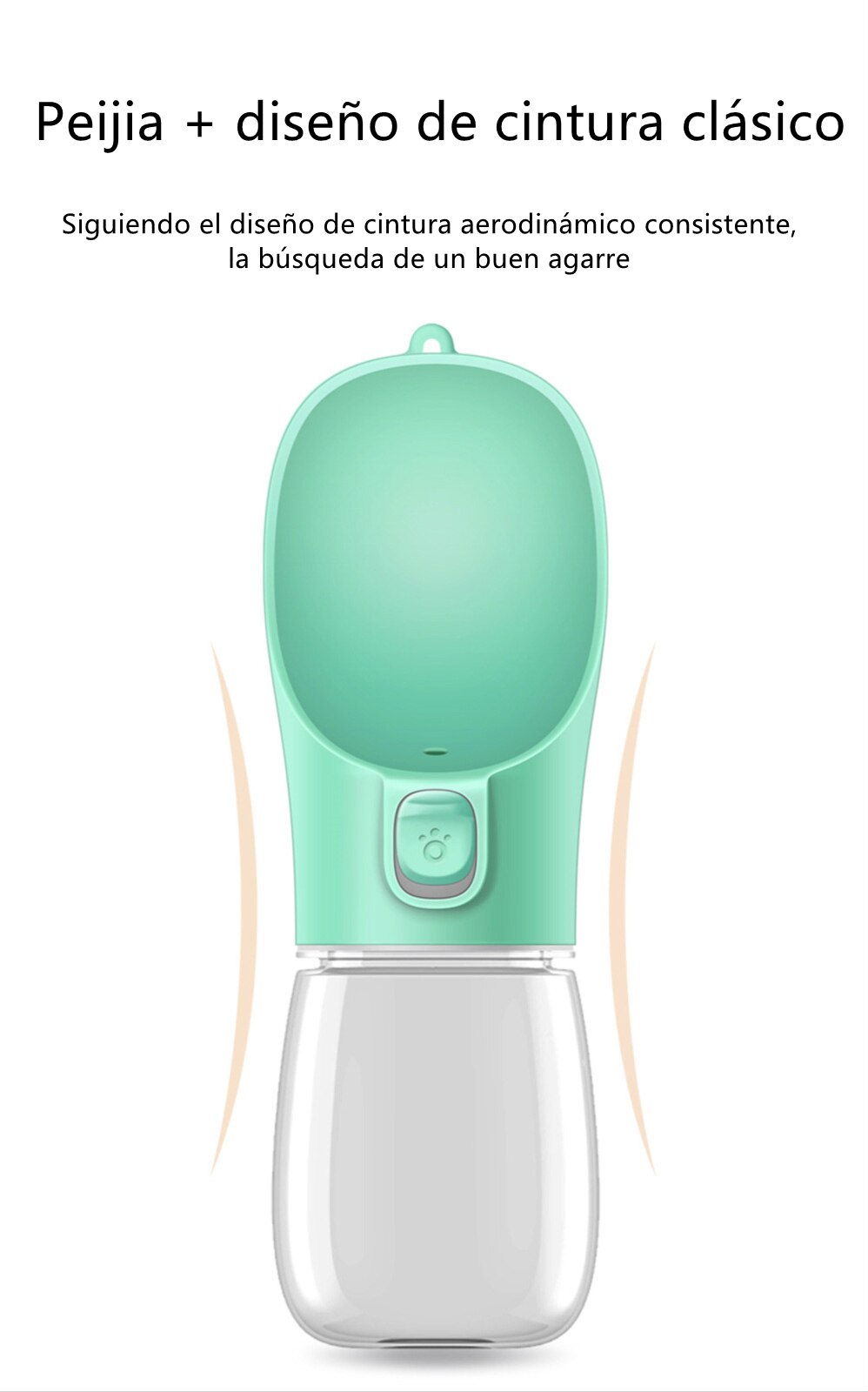 Botella de agua port&aacute;til para perro, bebedero de viaje para mascotas a prueba de fugas, taz&oacute;n de comida para gato, fuente para beber para caminar al aire libre, alimentador para perros dispensador de
